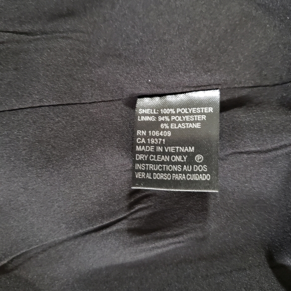 EUC Tahari by Arthur S. Levine Floral Jacquard Satin One Button Blazer Size 2 - Picture 8 of 12